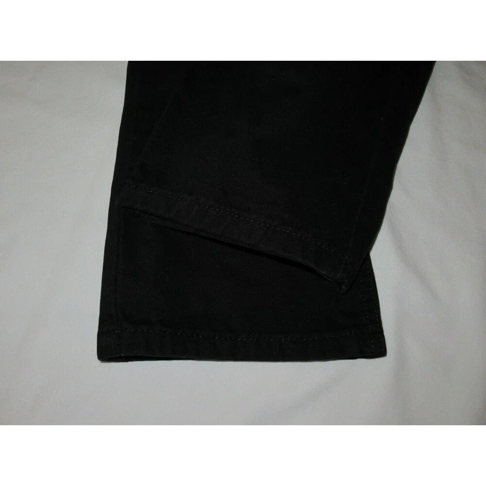 Boys Levis 505 Straight Black Denim Jeans Size 10 Reg Short! Brushed Cotton Warm